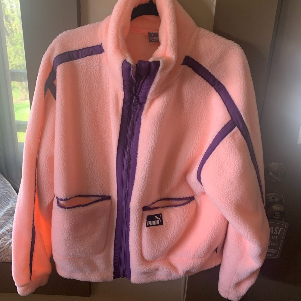 PUMA Oversized Fleece Jacket size XL